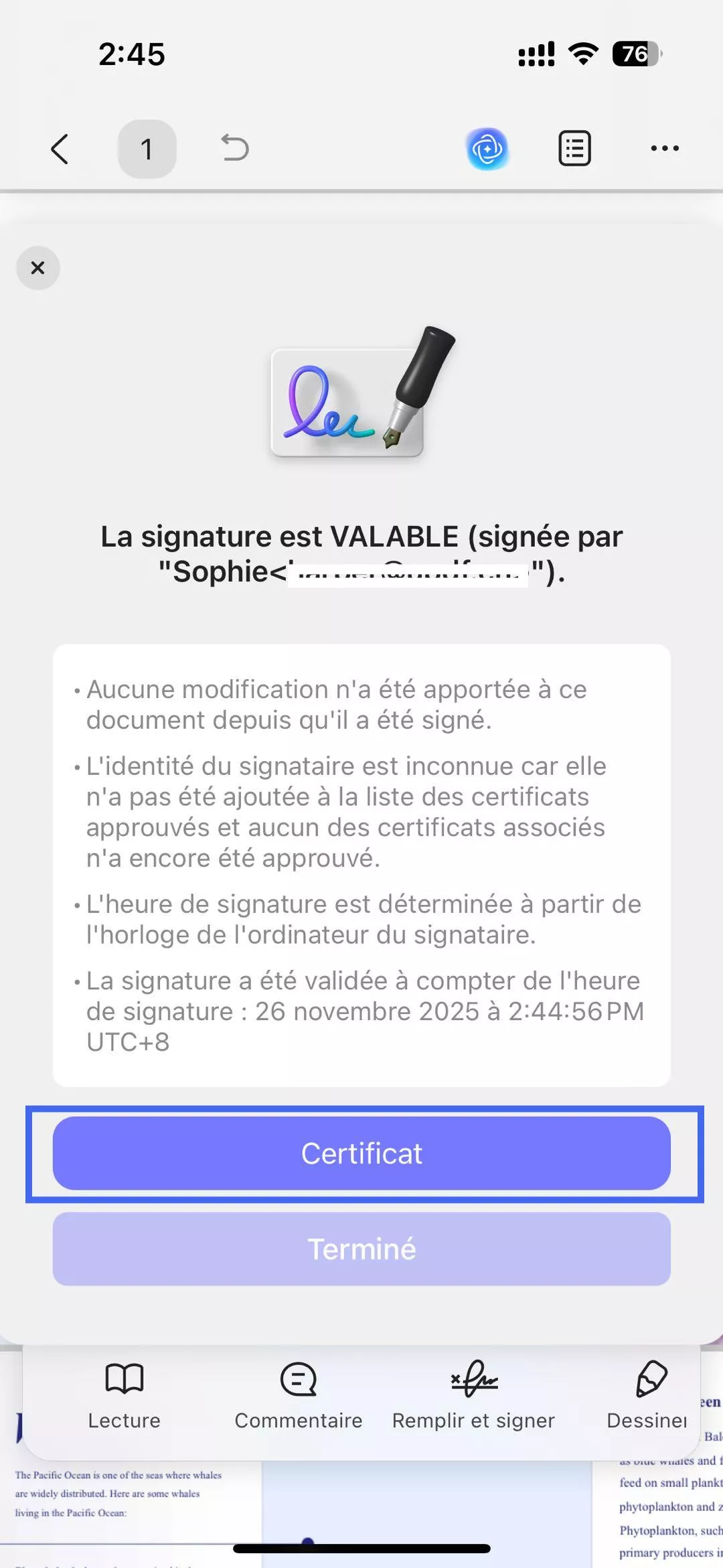 Personnaliser l'apparence