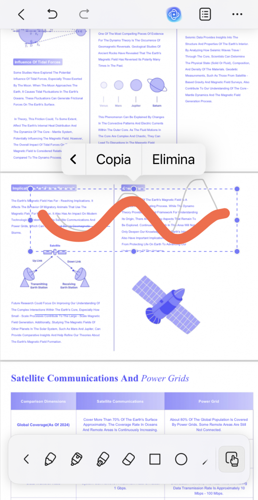 copy or delete annotation ios