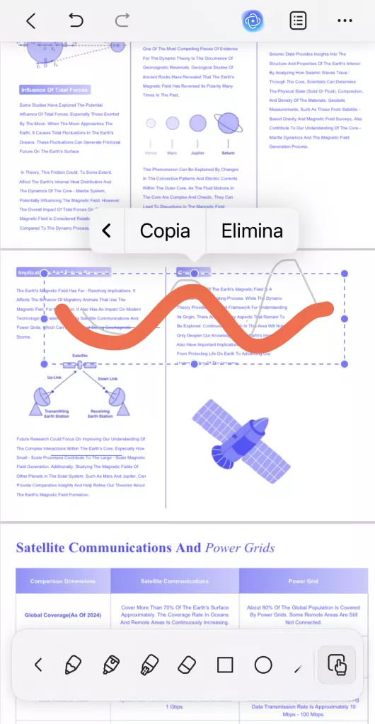 copy or delete annotation ios