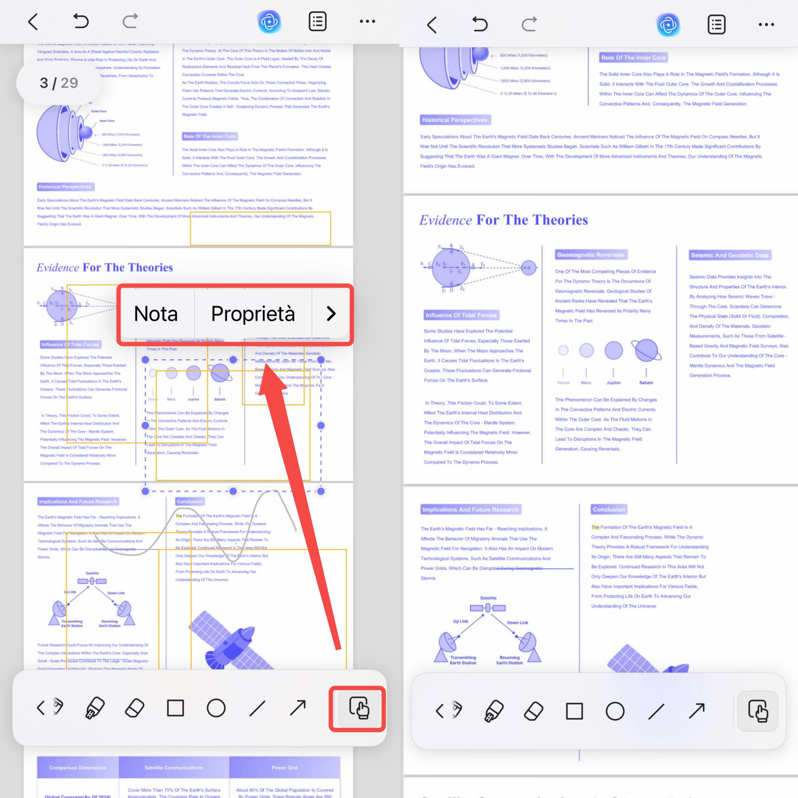 copy or delete annotation ios 