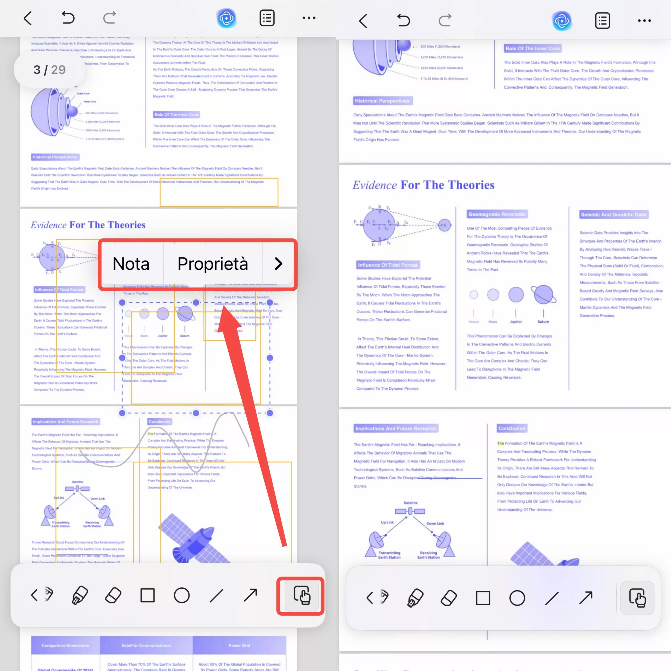 copy or delete annotation ios