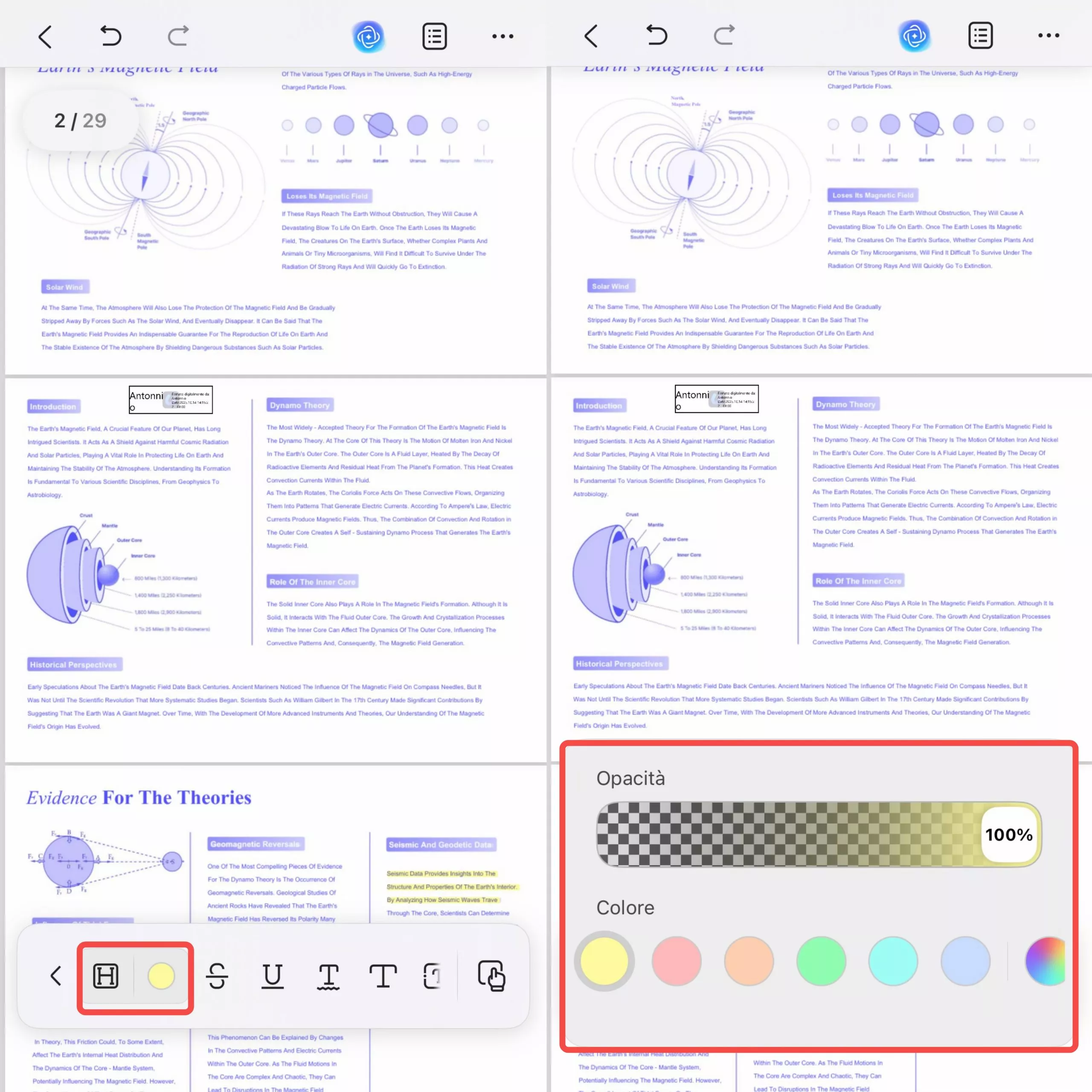 change color and other default settings ios