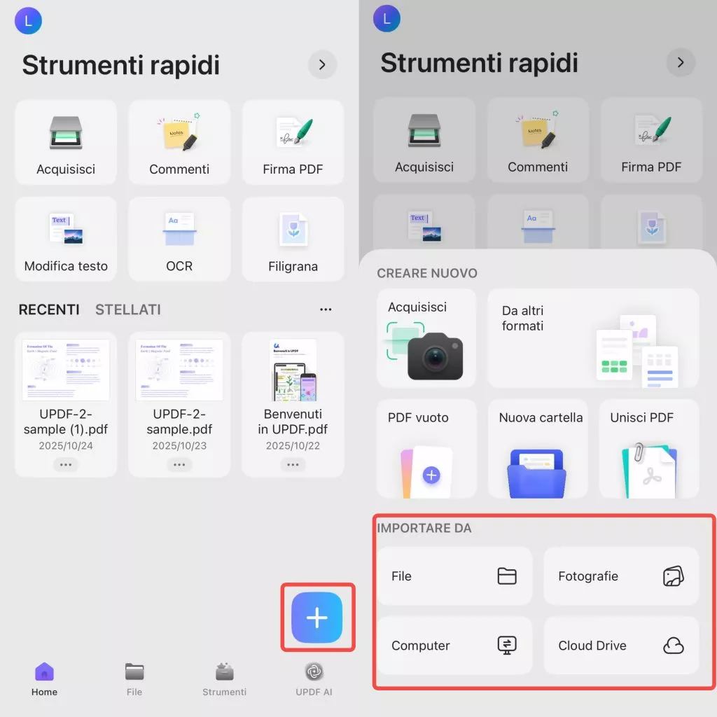 select file for annotating ios