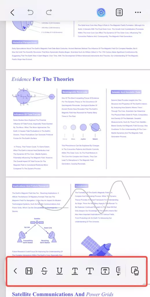 annotate text tools ios