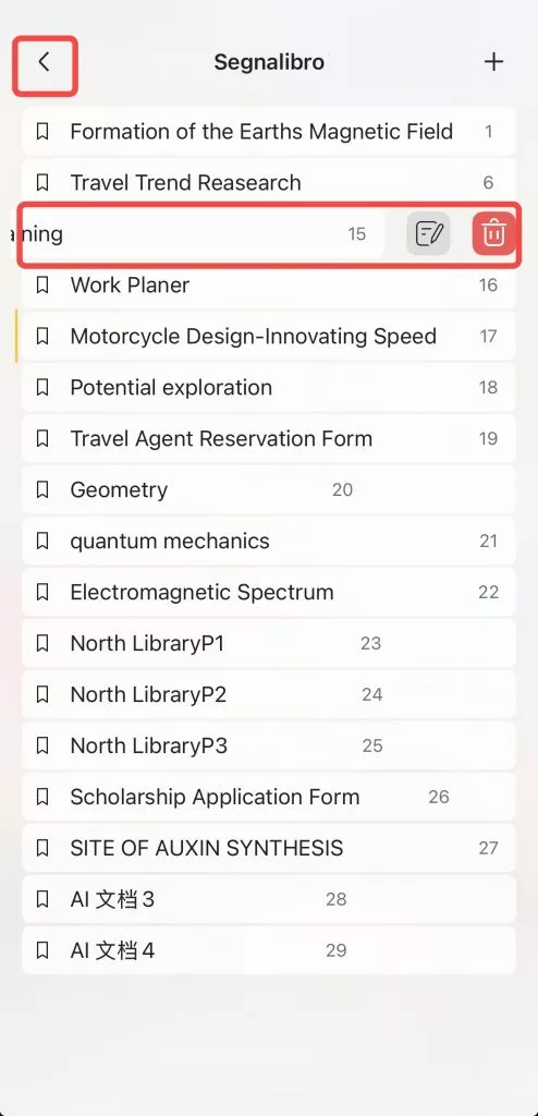 enter name to bookmark ios