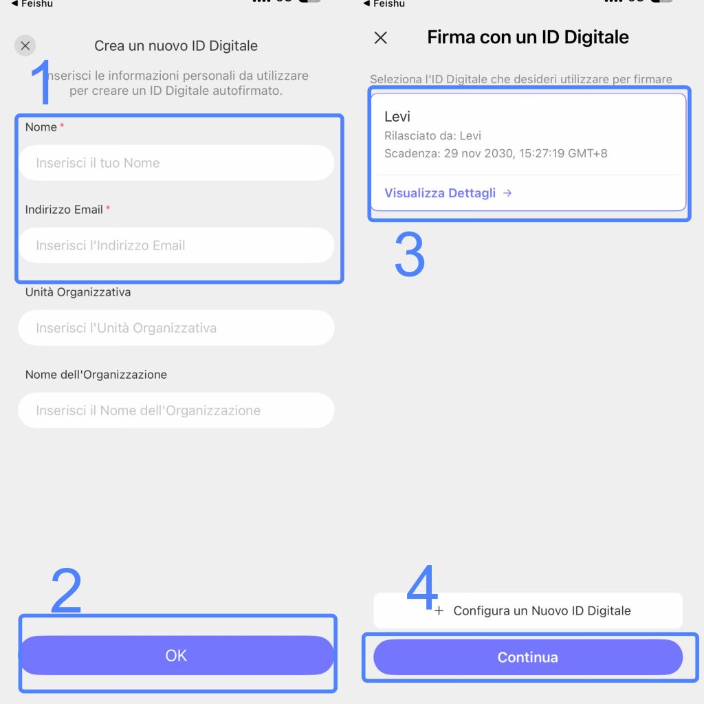 aggiungere la firma digitale al PDF