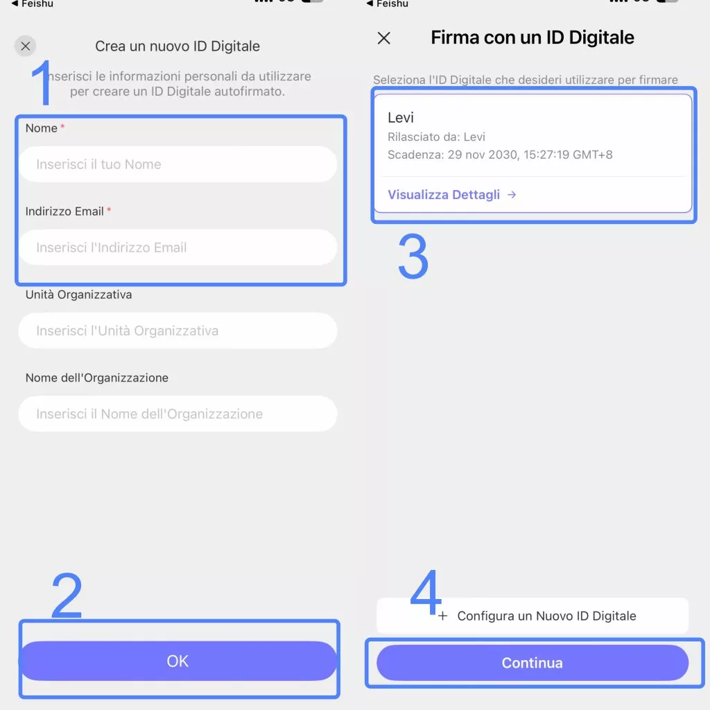 aggiungere la firma digitale al PDF