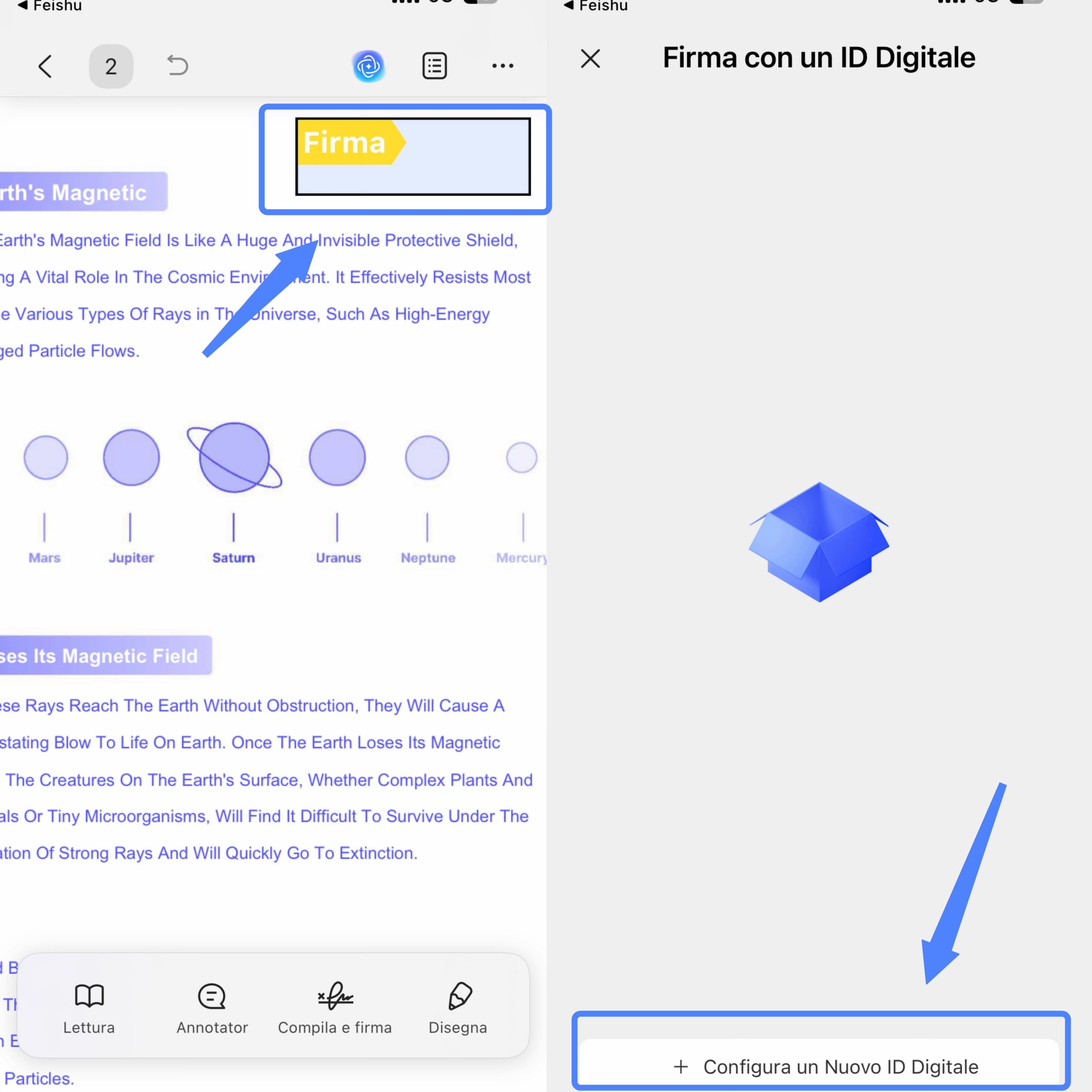 aggiungere la firma digitale al PDF