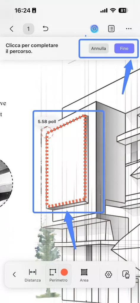 measure finished ios 