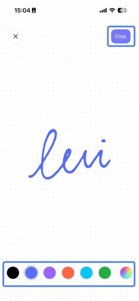 apply scan signature ios 