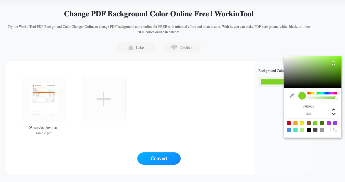 workin tool change pdf background color online 2