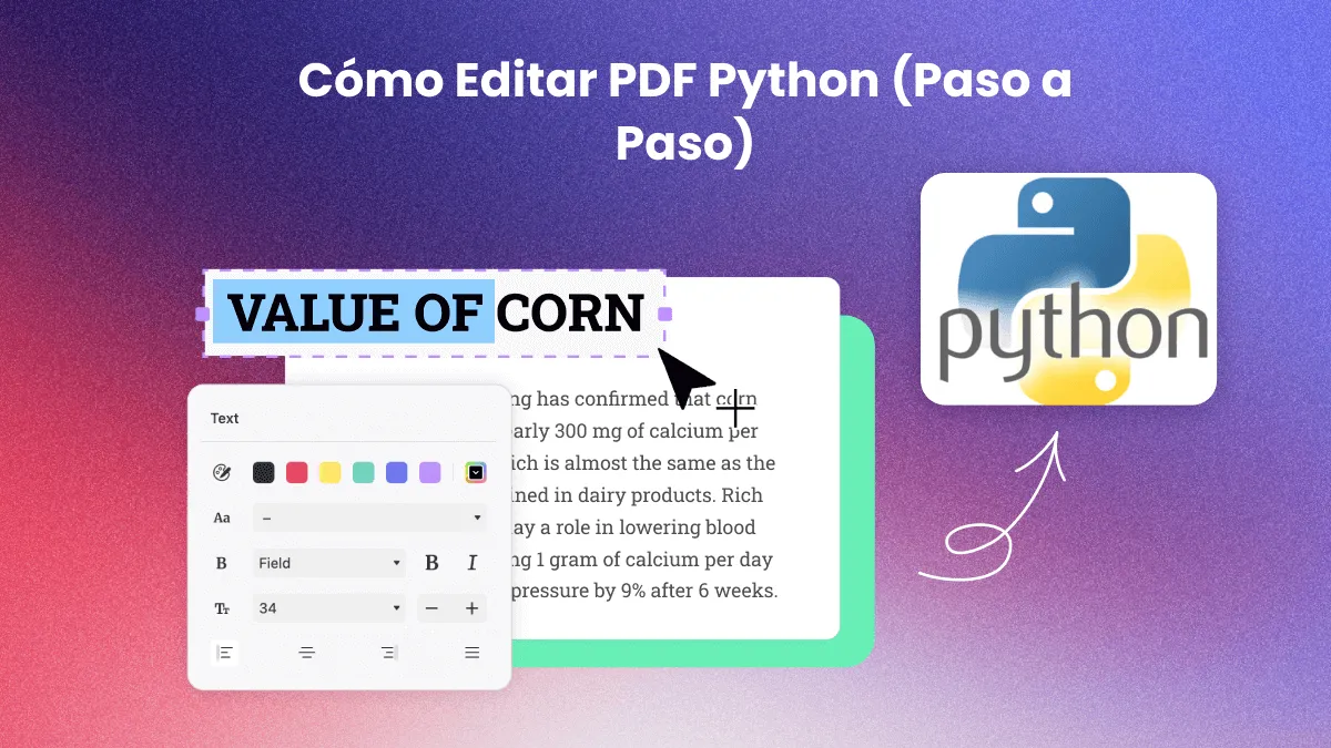 Cómo Editar PDF Python (Paso a Paso)