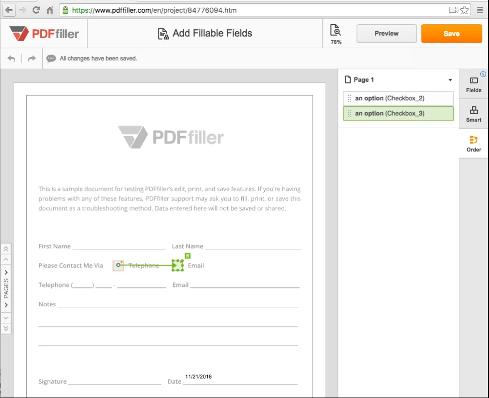 add checkboxes in pdf pdffiller