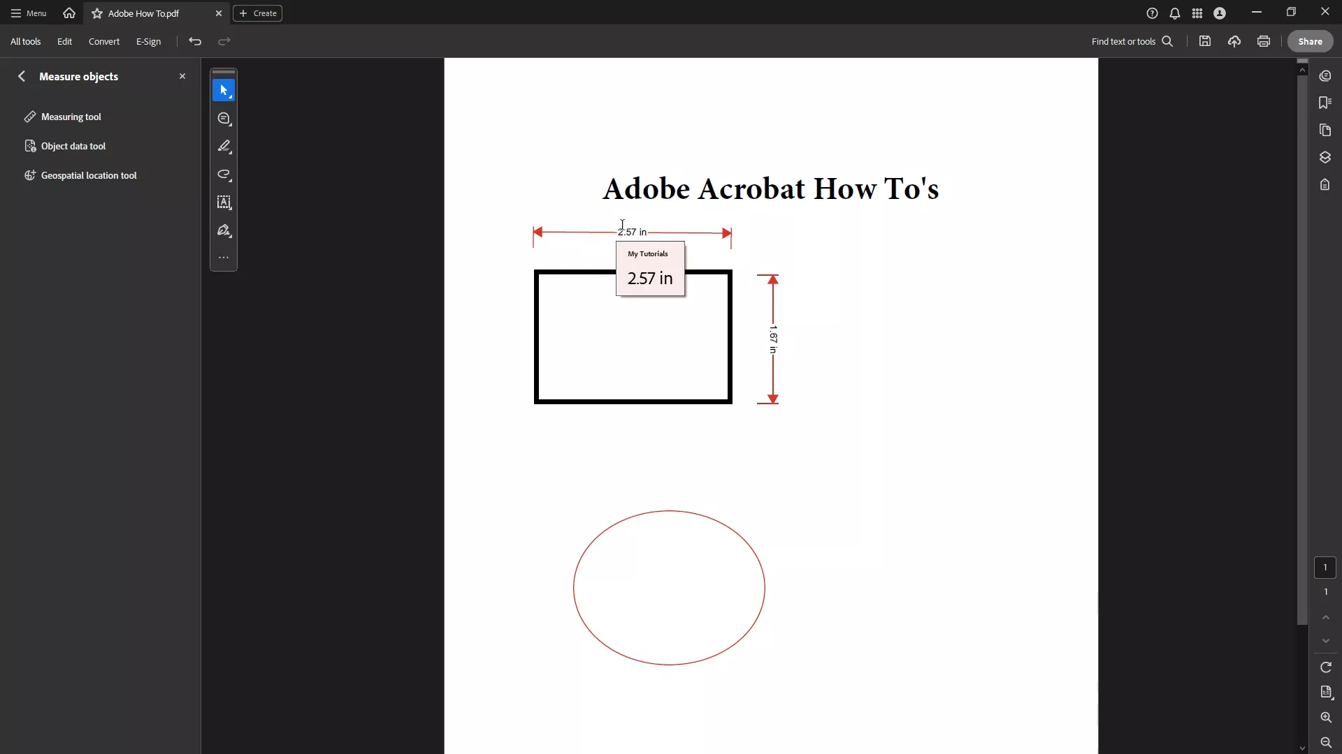 adobe acrobat measuring distance