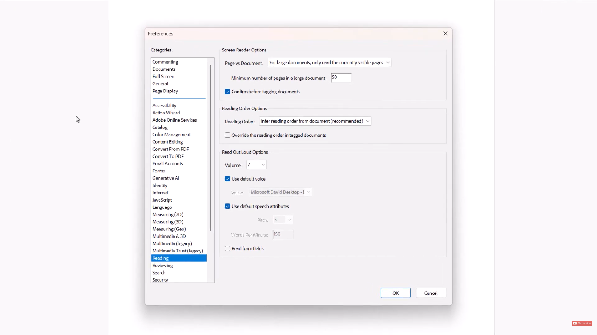 adobe customize pdf reading