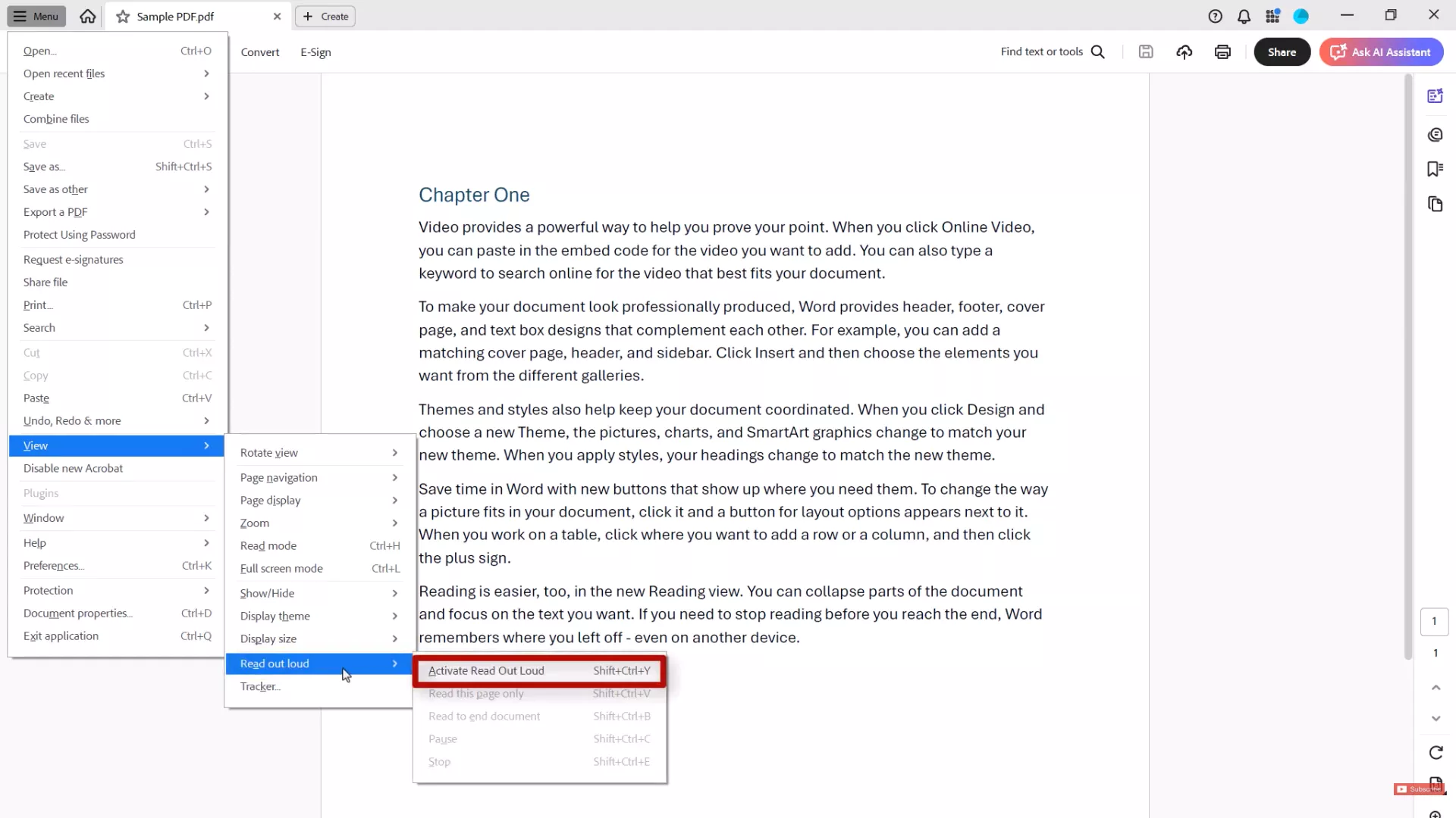 adobe acrobat reader