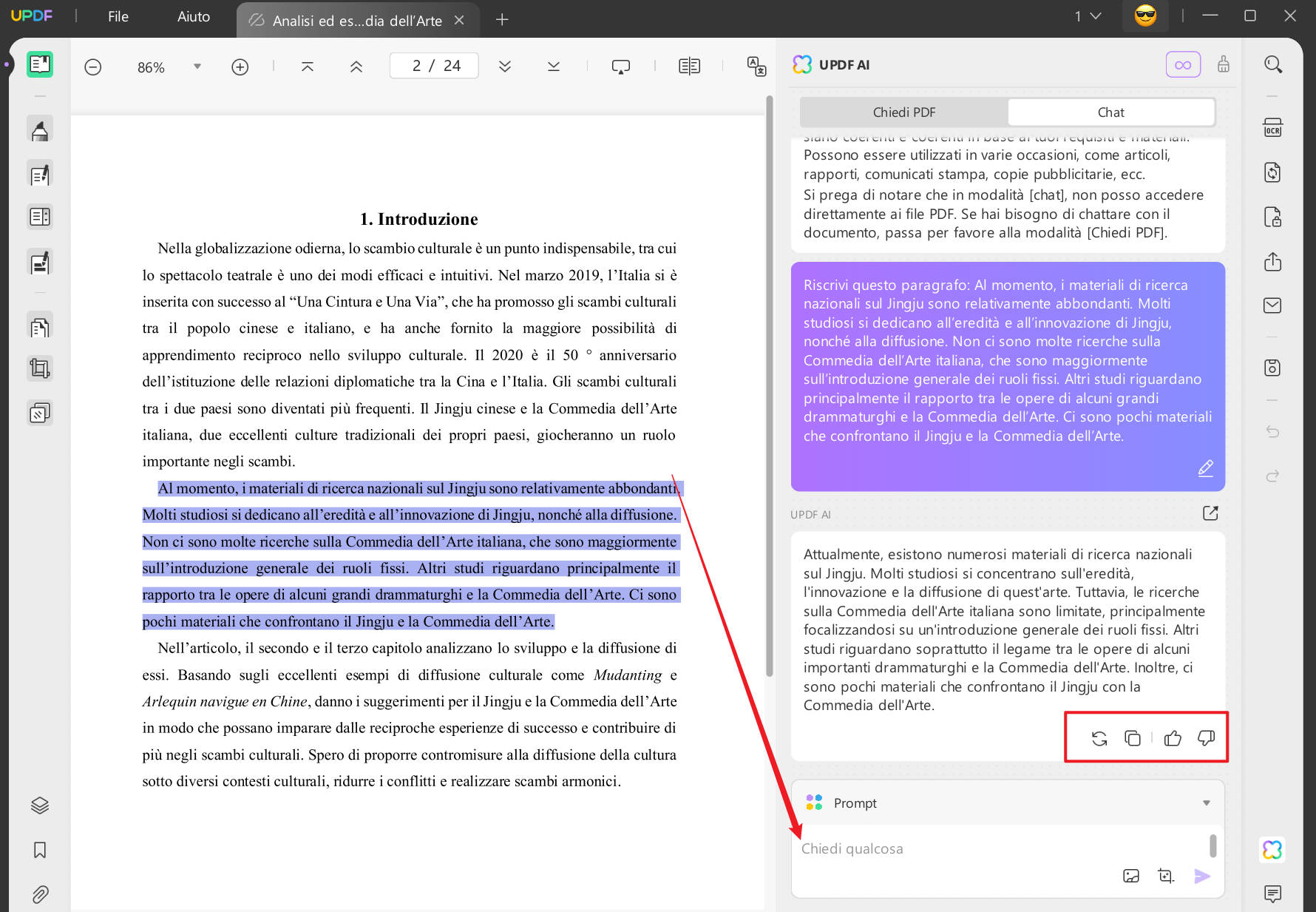 ai per modifica pdf