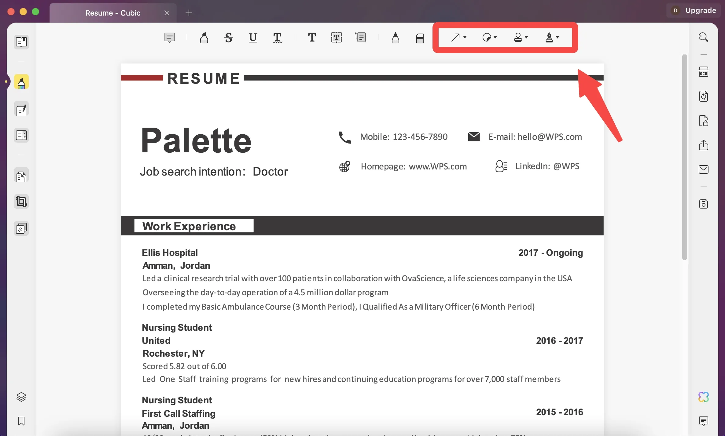 annotate pdf resume mac