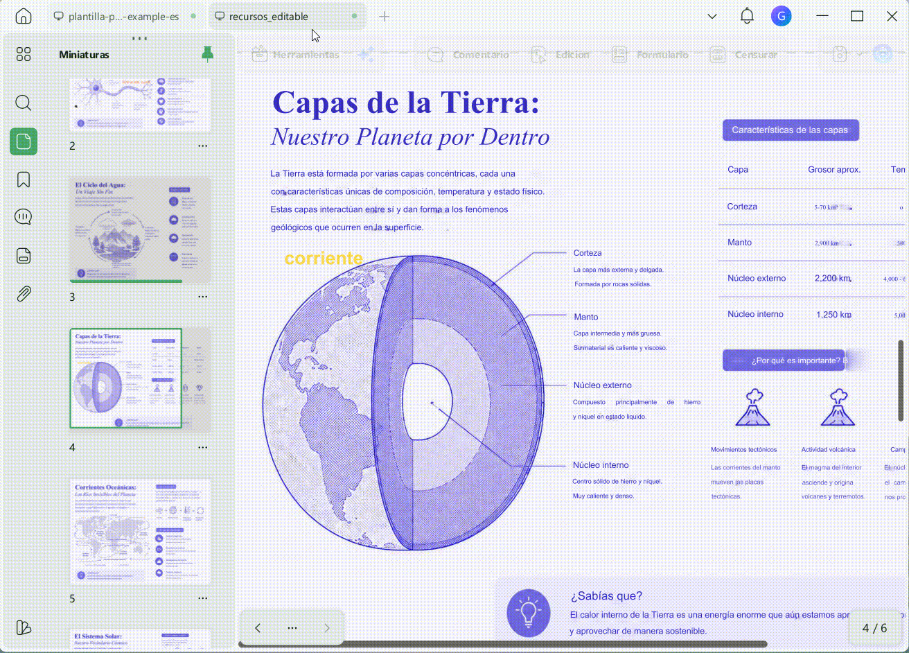 Aplica OCR al documento escaneado
