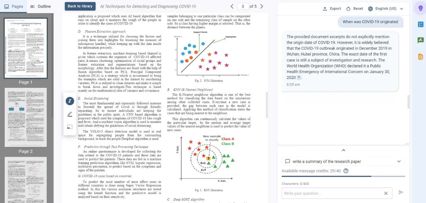 Ask Petal AI questions not related to document