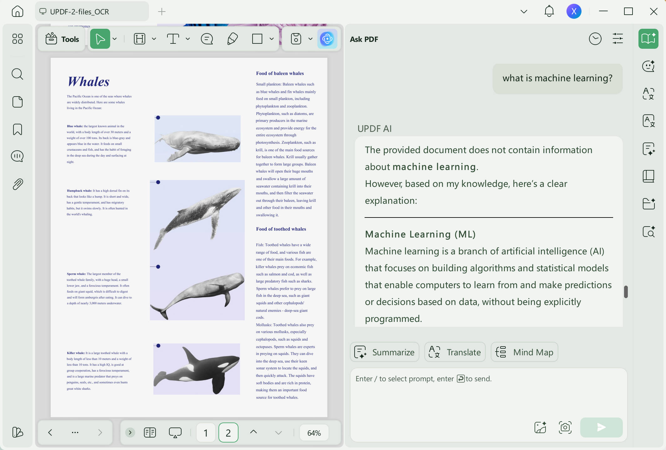 chatdoc answer queries in different language