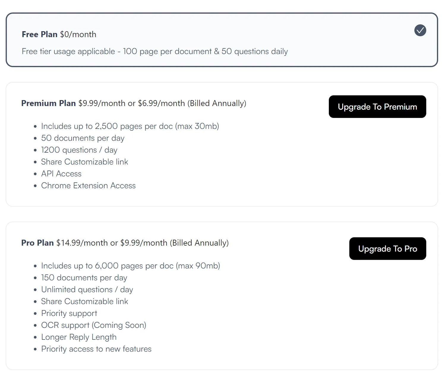 askyourpdf pricing