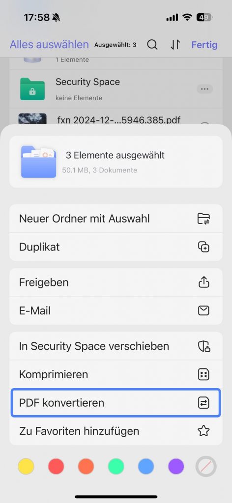 Mehrere Fotos mit UPDF zu PDF umwandeln