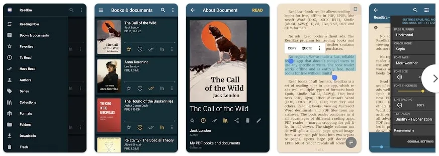 readera book reader app