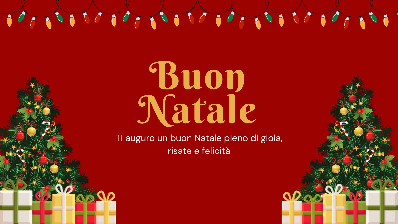 scrive un messaggio di auguri di Natale