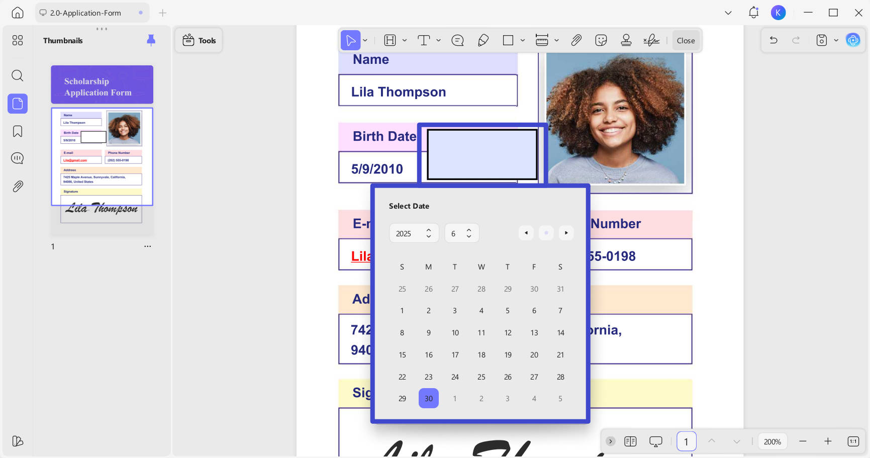 change pdf creation date on fillable pdf updf