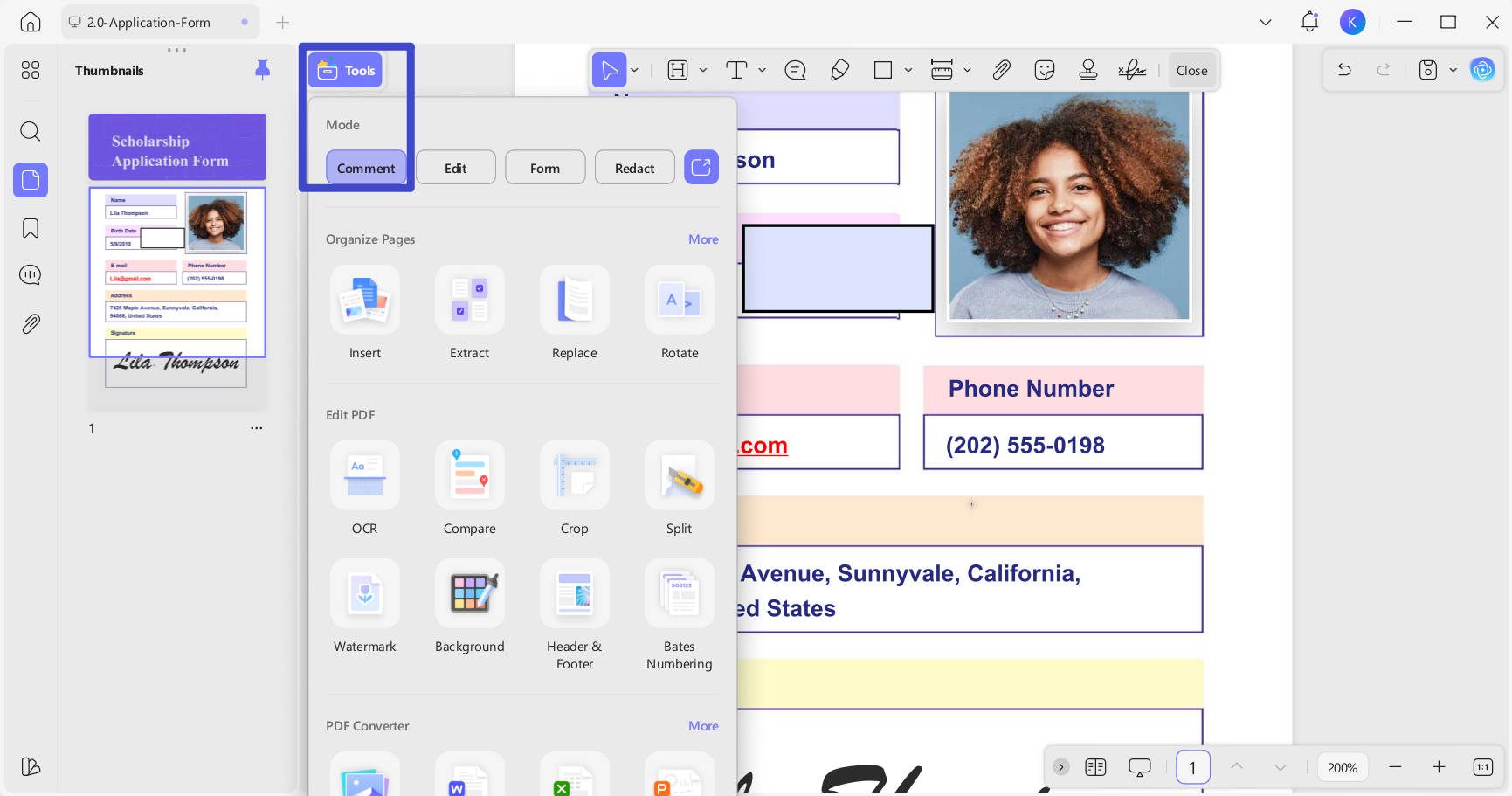 change pdf creation date on fillable pdf updf