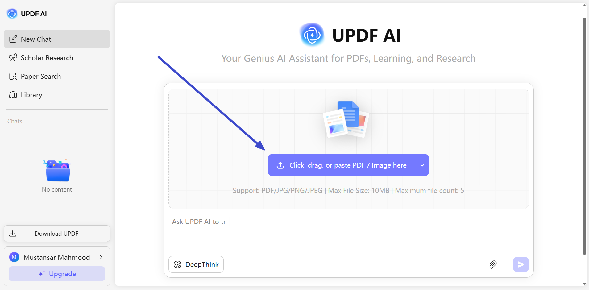 import multiple pdfs at a time