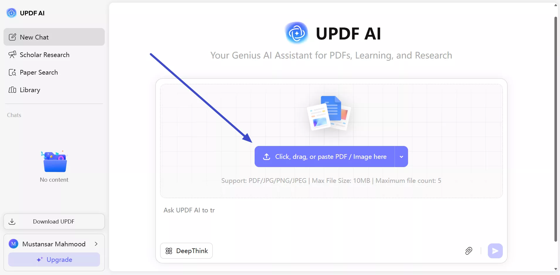 import multiple pdfs at a time