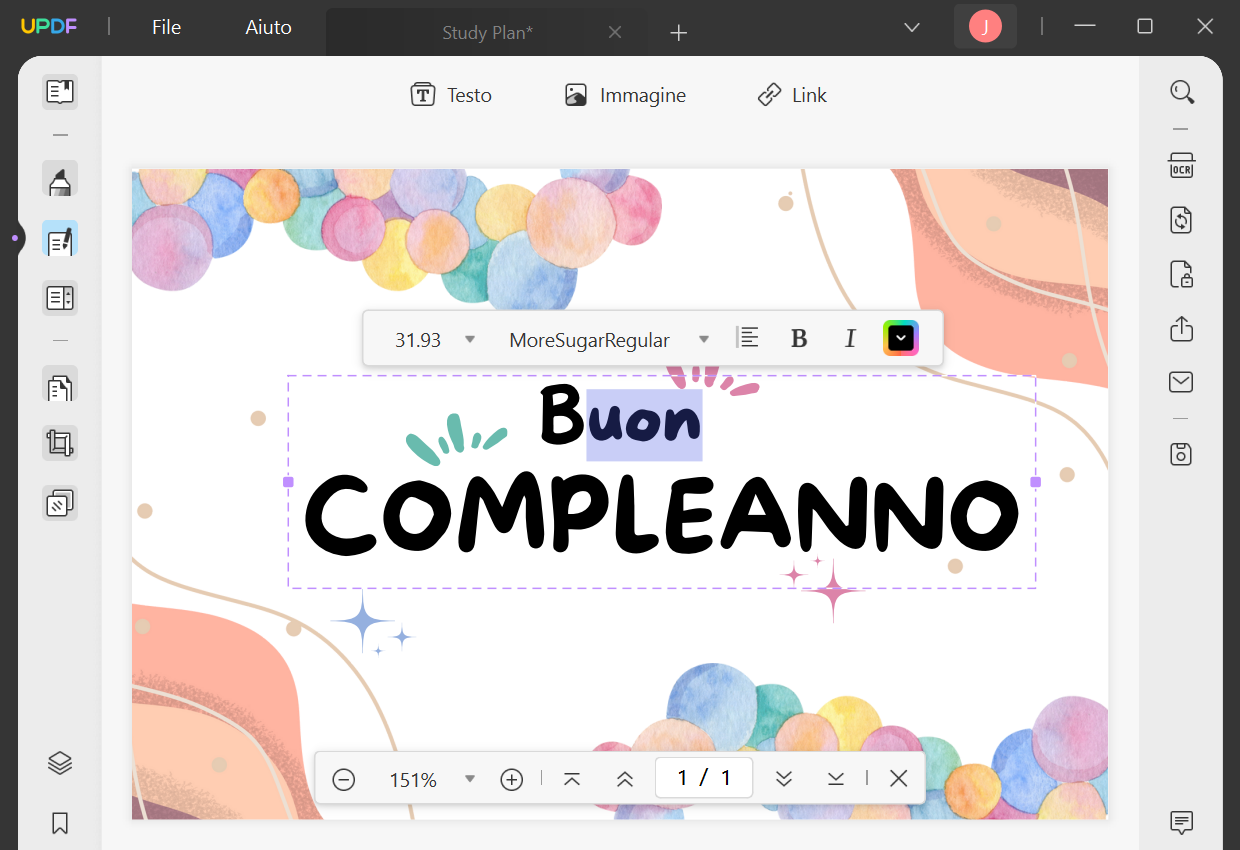 Personalizzare il modello
