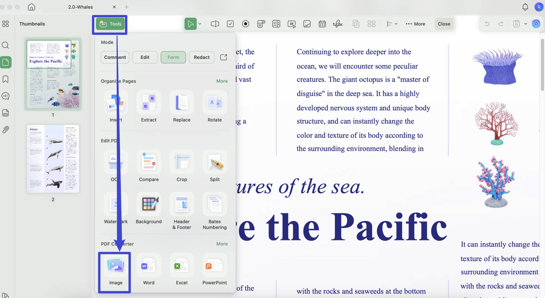 pdf image extractor mac with updf