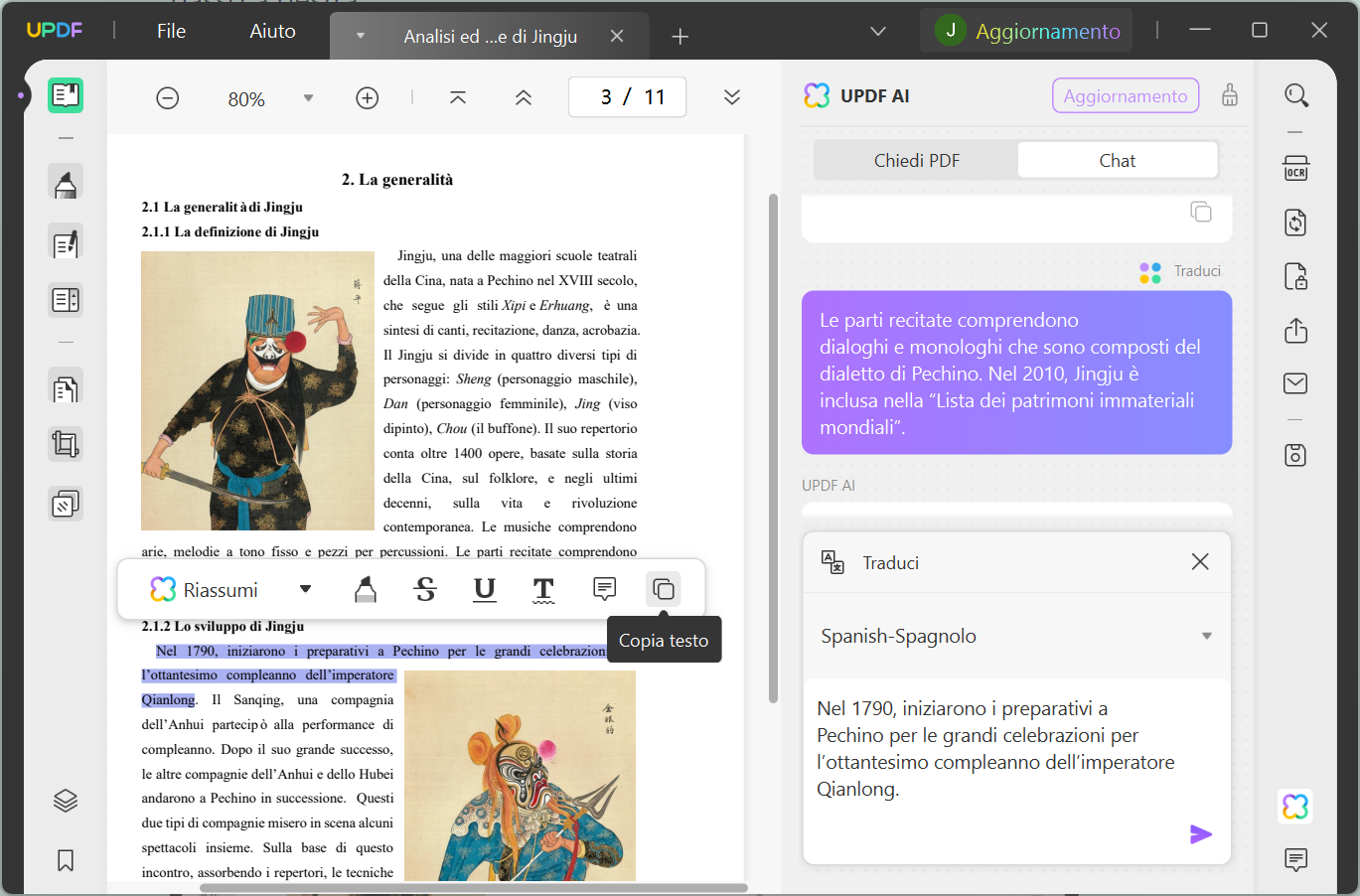 Tradurre PDF online gratuitamente | UPDF