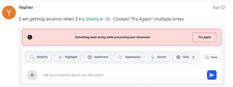 sharly ai customer review