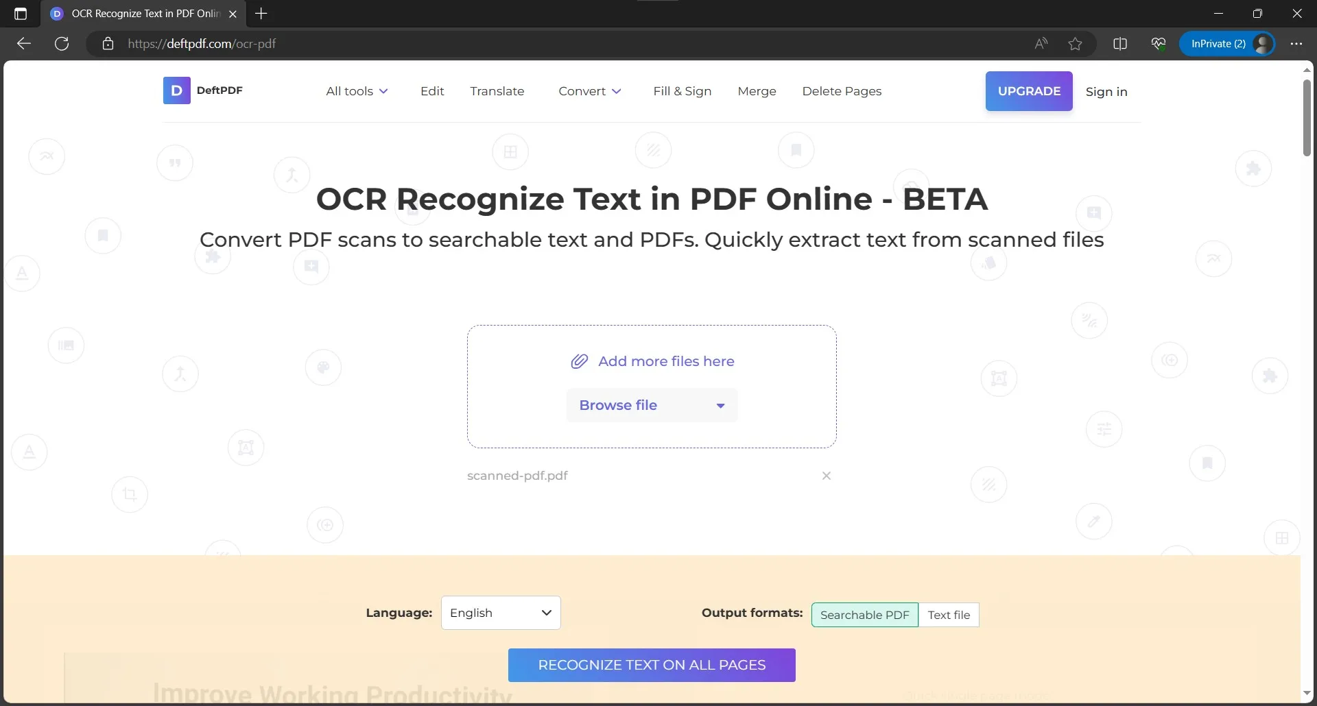 ocr online pdf