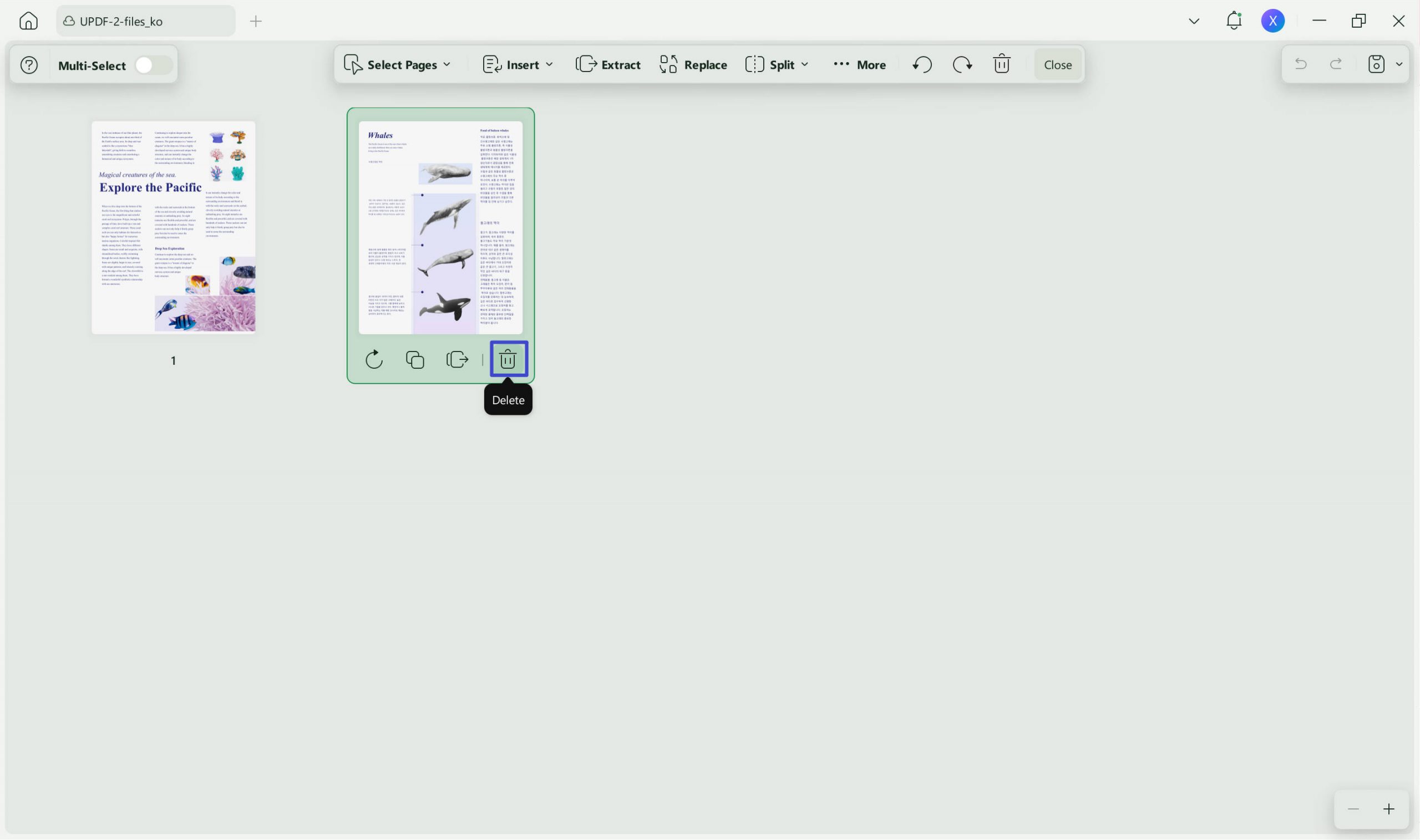 select page