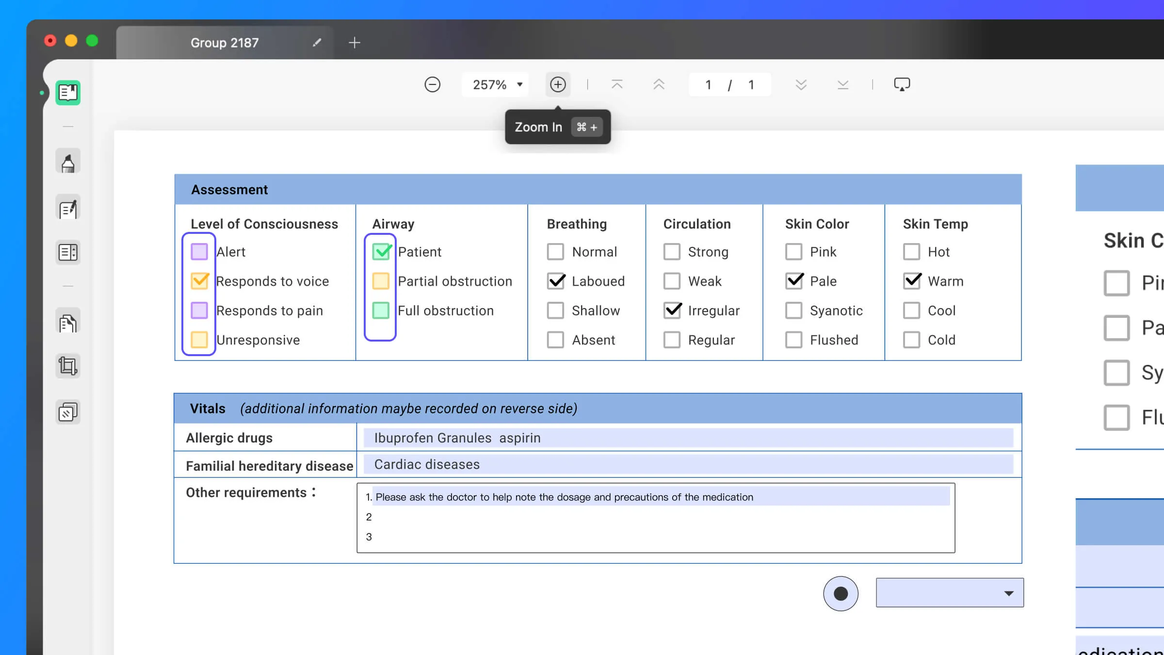 Edit PDF form with UPDF Mac