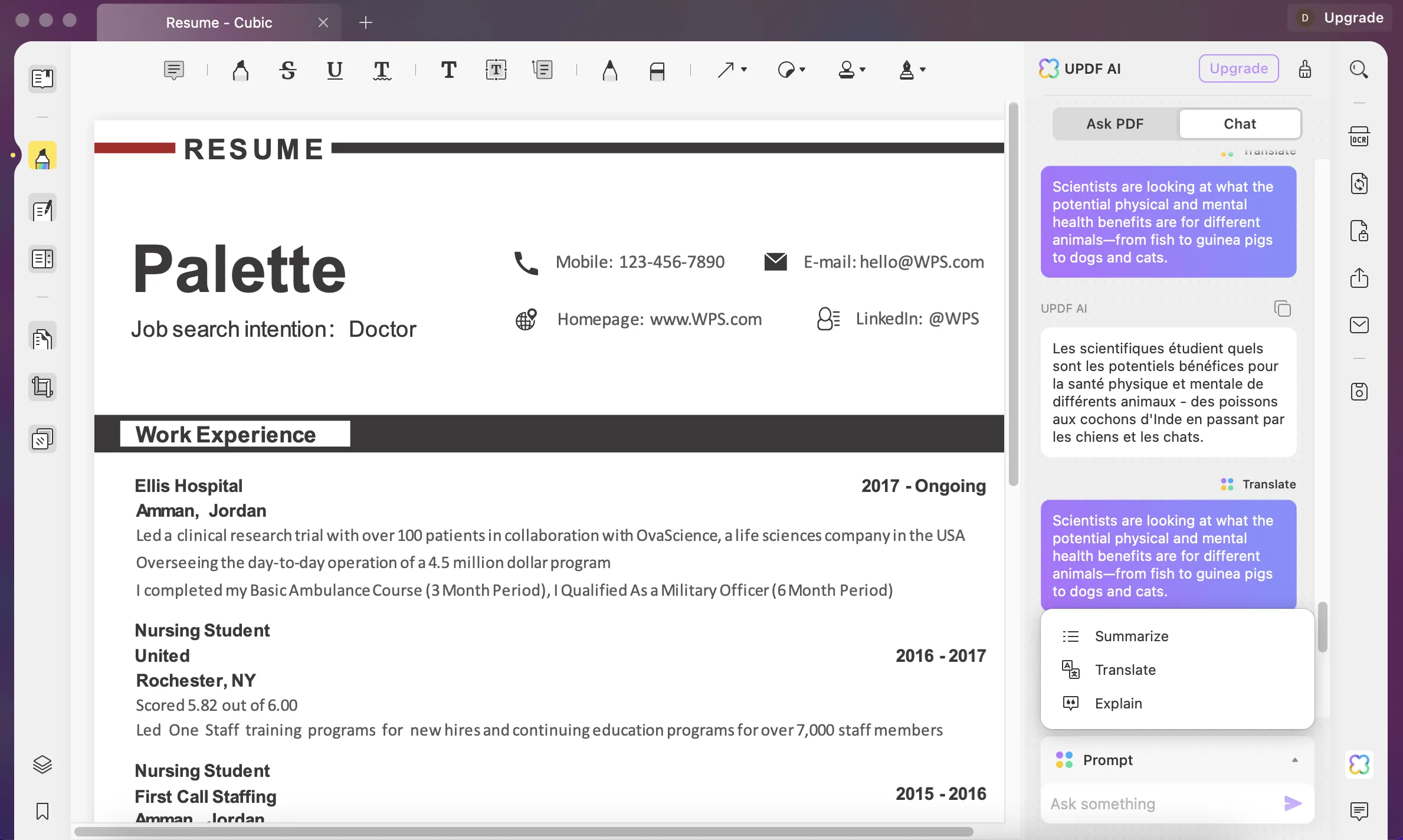 edit pdf resume ai mac