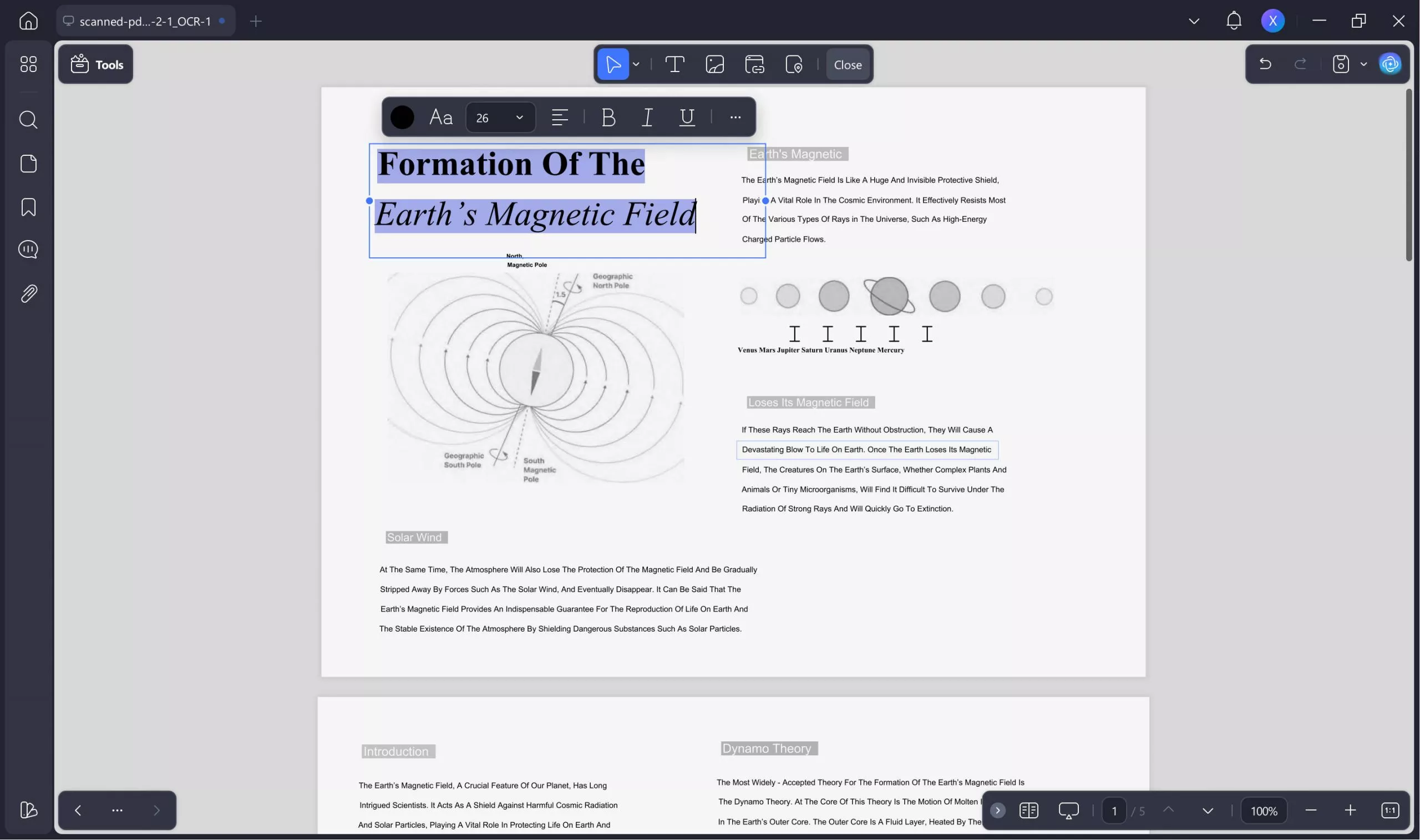 ocr aditable pdf deskew pdf