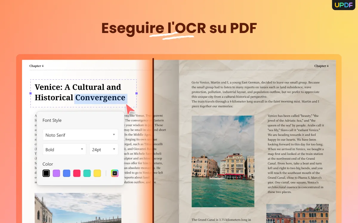 convertitore di PDF scansionati in Word