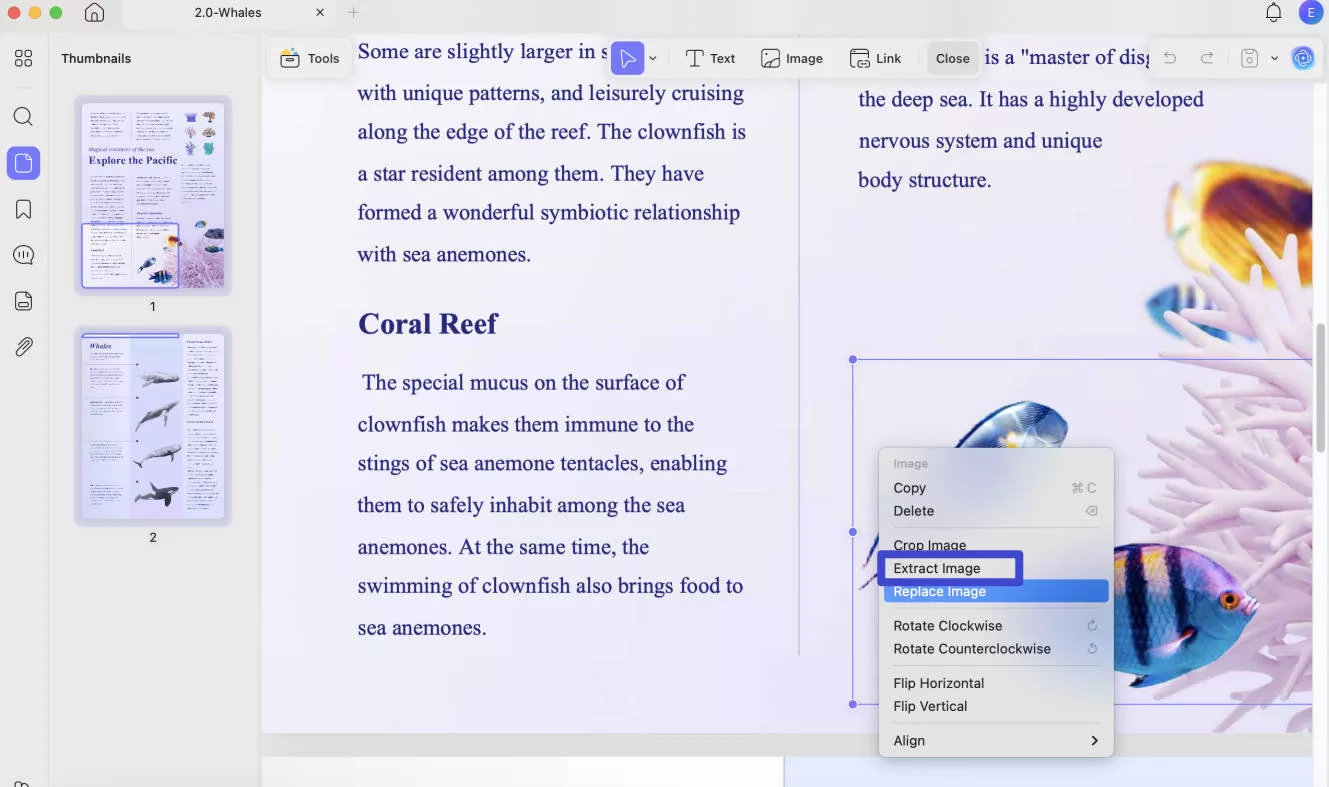pdf image extractor mac with updf