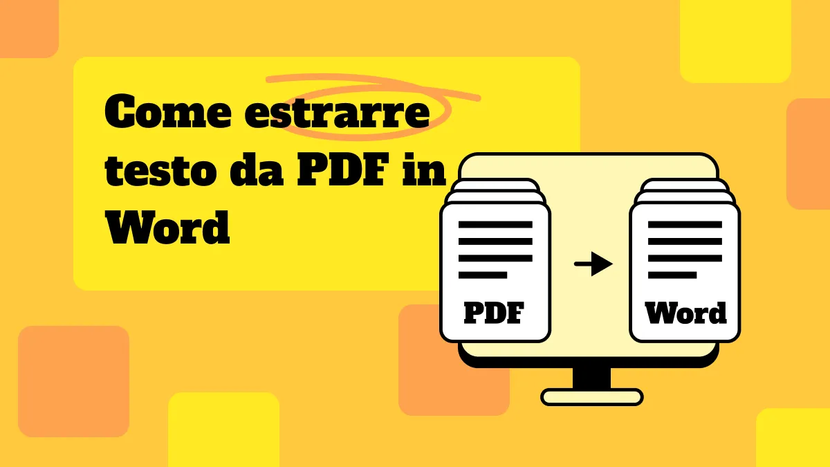 Estrarre testo da PDF in Word con metodi semplici