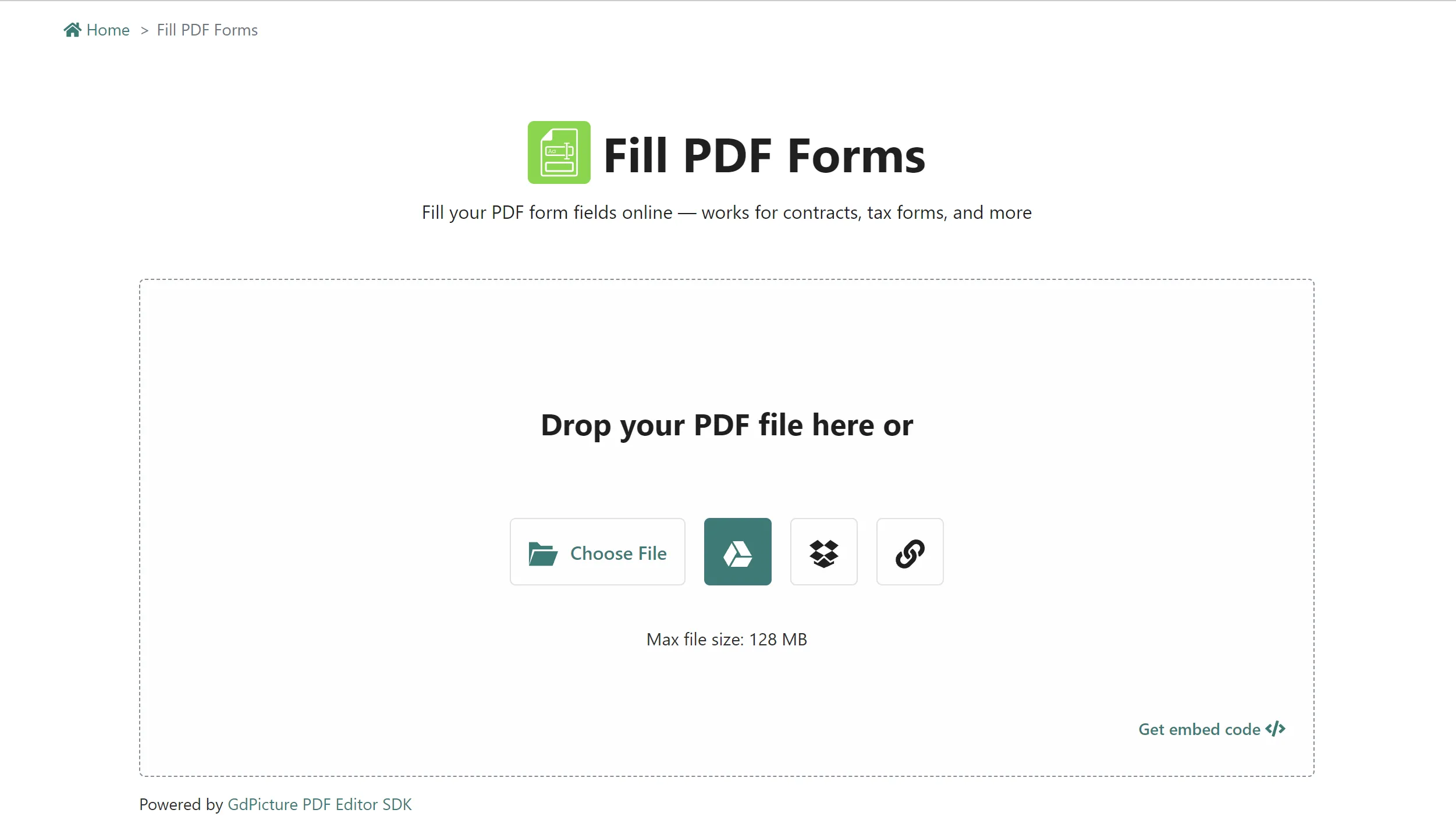 how to fill in a form online pdf