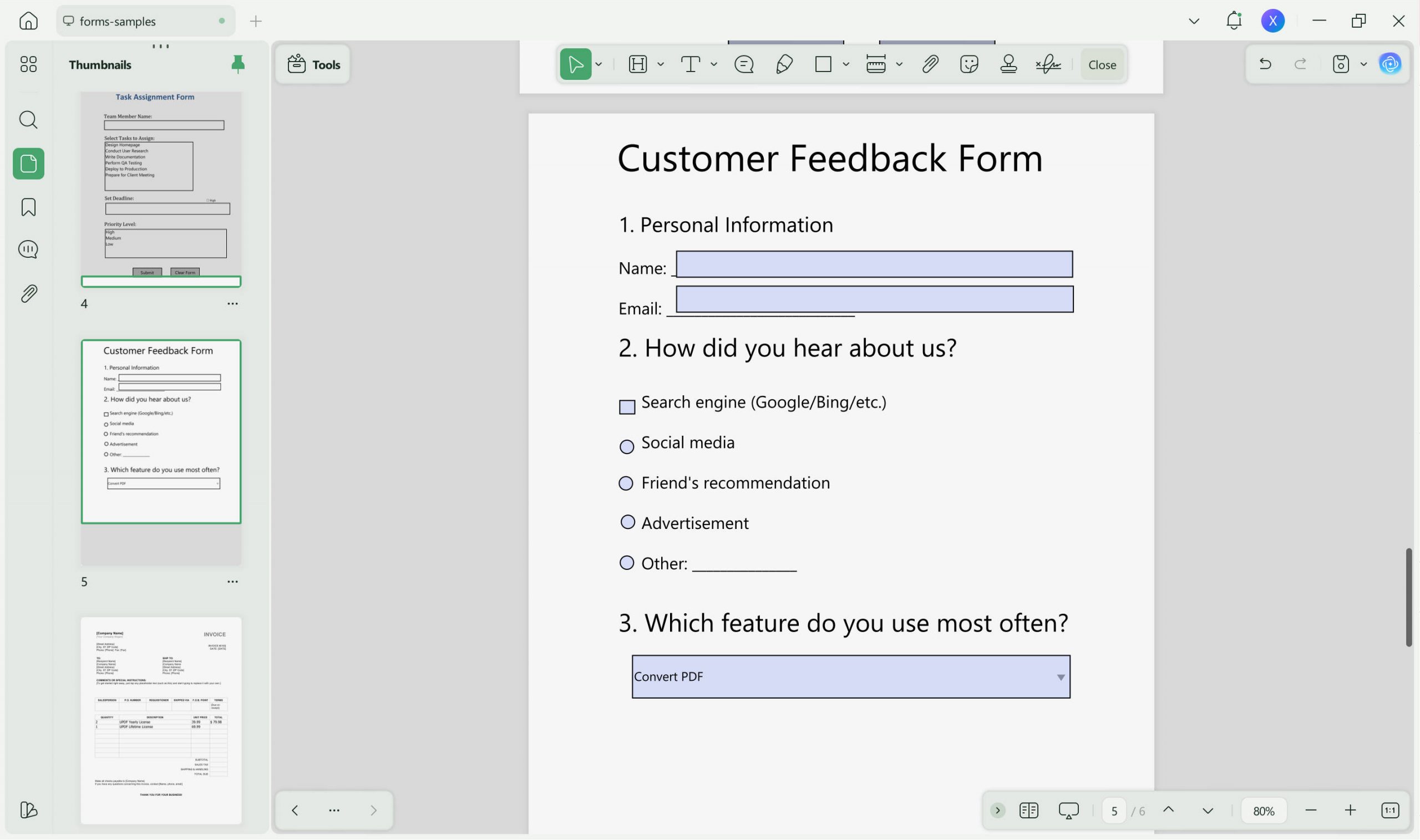 how to remove fillable fields in pdf by deleting in updf