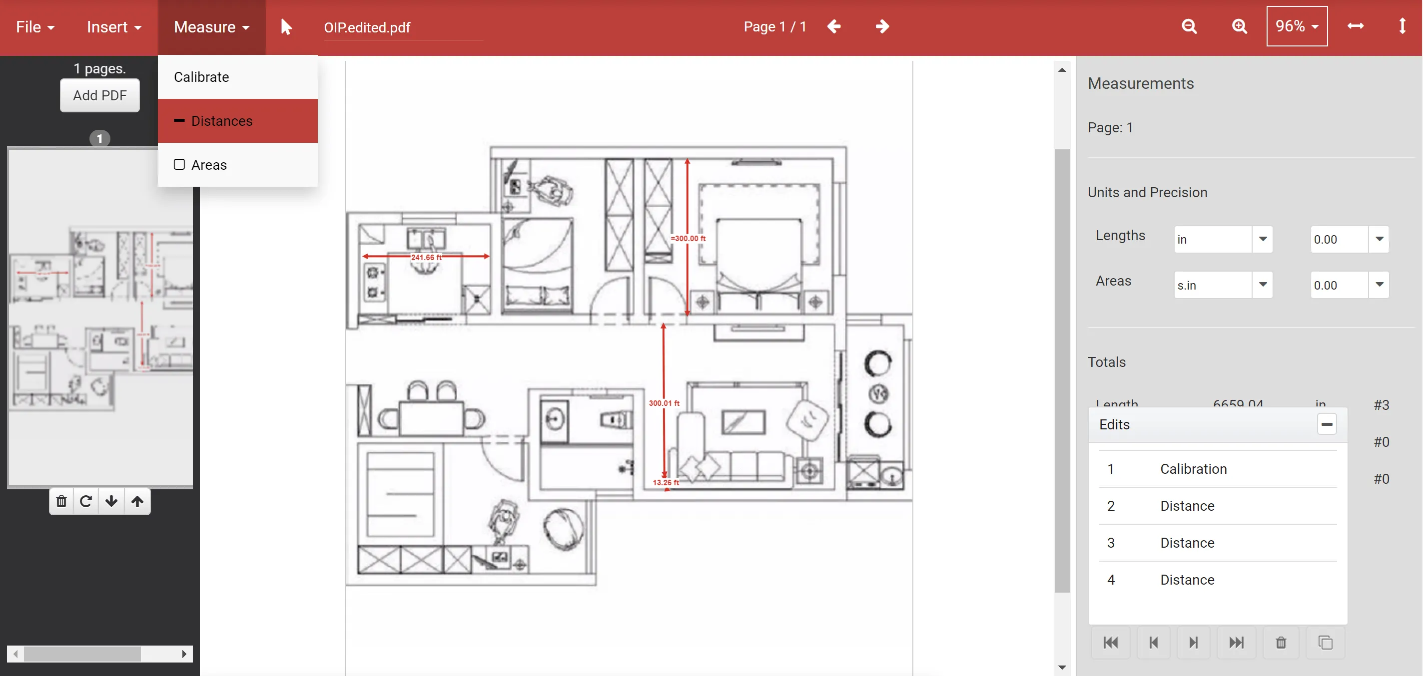 How to measure distances in technical drawings - PDF Annotator