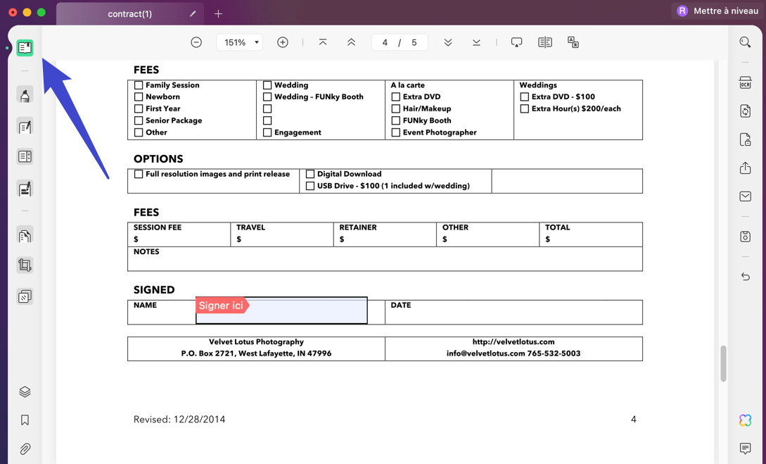 signer numériquement pdf mac