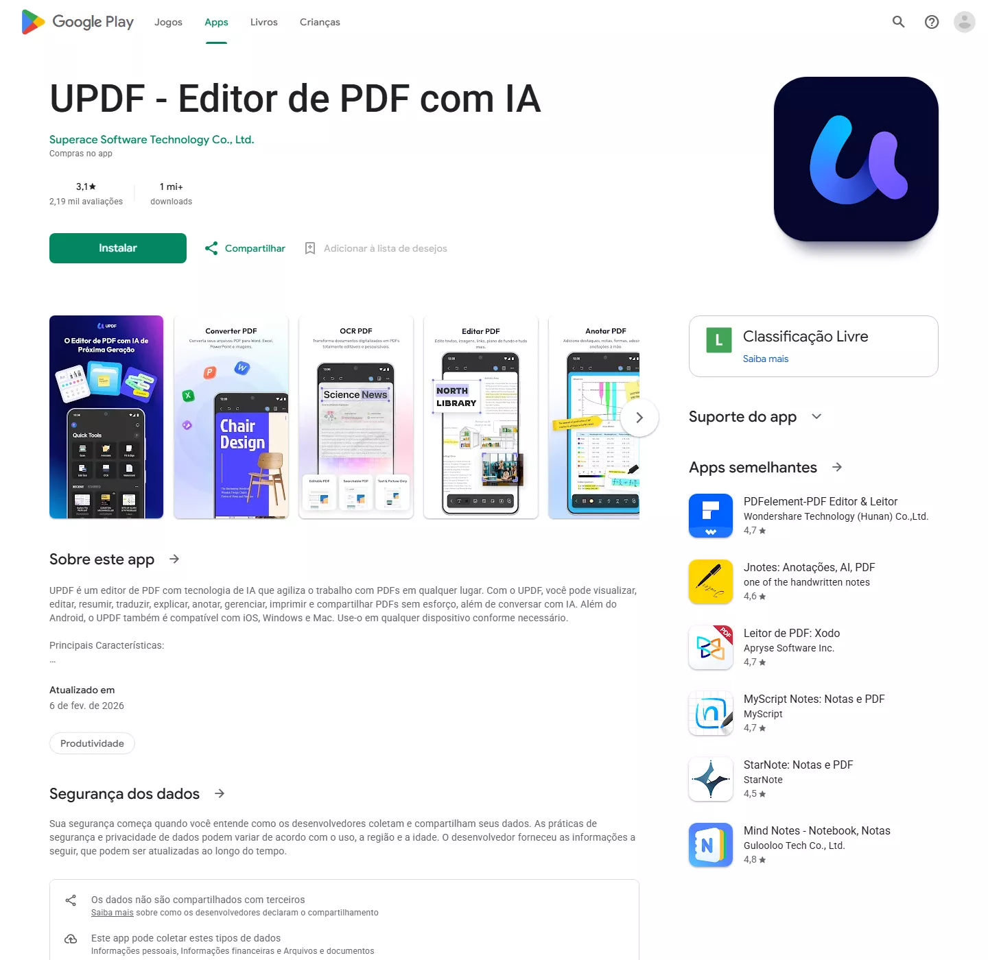 UPDF no google play